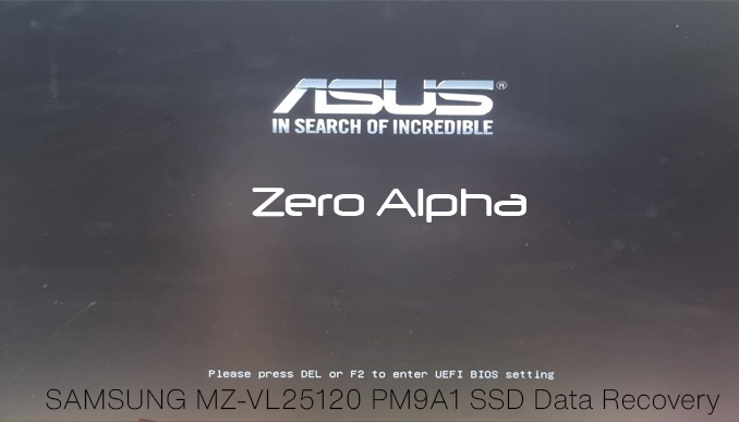 SAMSUNG MZ-VL25120 PM9A1 SSD Data Recovery