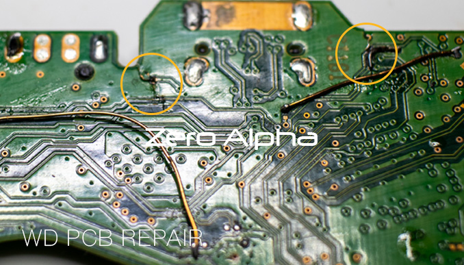 data recovery from cracked western digital pcb 2060-810033 with usb-c connector