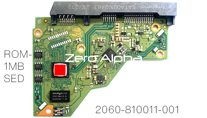 western digital pcb 2060-810011-001 top