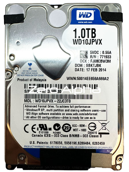 western digital wd10jpvx data recovery