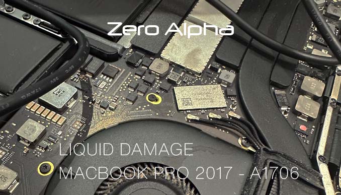 liquid damage a1706 macbook pro 2017 data recovery
