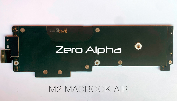 Apple A2681 M2 MacBook Air 2022 Logic Board Under Side