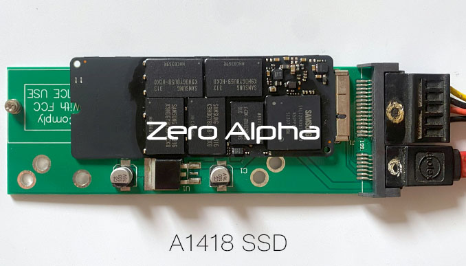 apple imac A1418 ssd adapter data recovery samsung sm128e