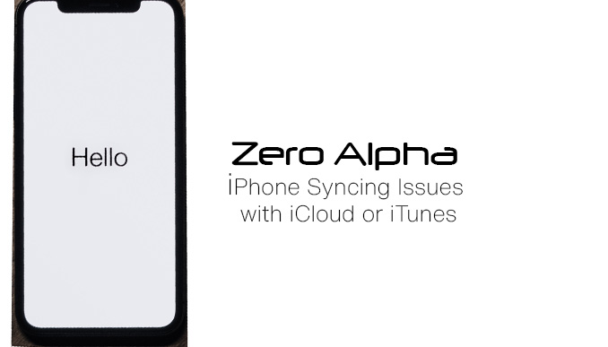 iPhone Syncing Issues with iCloud or iTunes