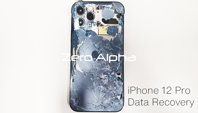 iphone 12 pro dropped from height and physcially smashed data recovery