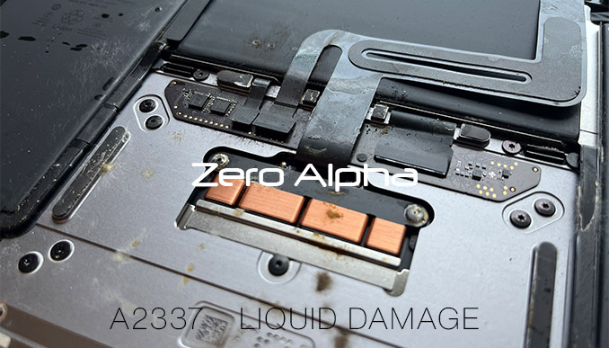 macbook air 2020 m1 a2337 liquid damage coke data recovery