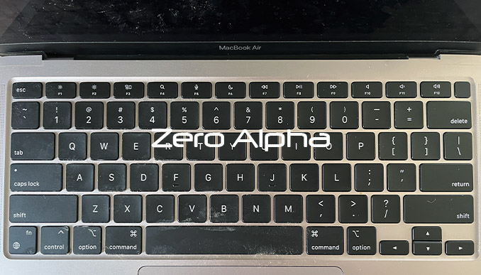 macbook air 2020 m1 a2337 spilt liquid coke into keyboard damage data recovery