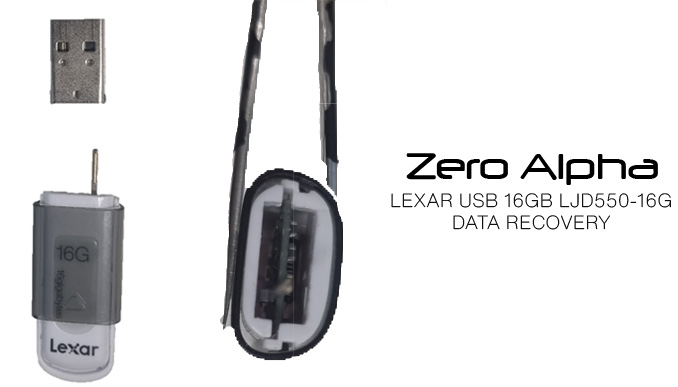 LEXAR USB 16GB LJD550-16G DATA RECOVERY - USB Connector Damaged