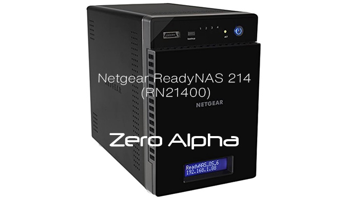 Netgear ReadyNAS 214 (RN21400) zero alpha data recovery