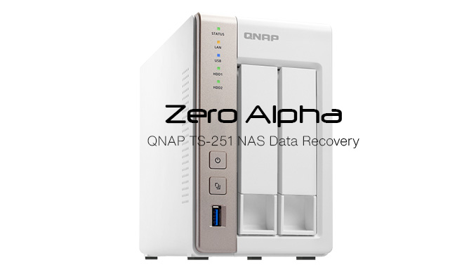 QNAP TS-251 NAS Data Recovery Zero Alpha