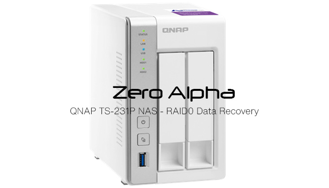qnap ts 231p nas data recovery zero alpha