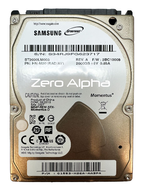 Samsung st2000lm003 clicking hard drive data recovery