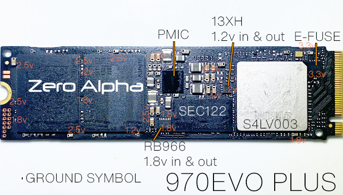 samsung 970 evo plus power management schematic diagram data recovery