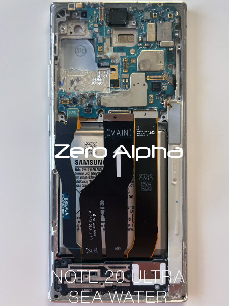 Samsung Note 20 Ultra Sea Water Corrosion Data Recovery