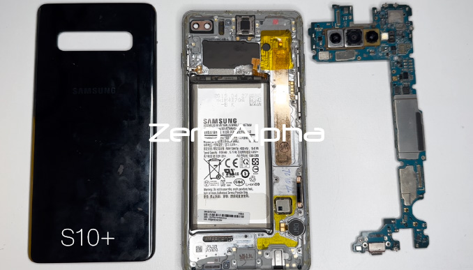 samsung galaxy s10 plus data recovery pcb and lcd removed