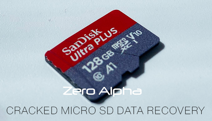 sandisk ultra plus 128gb micro sd cracked data recovery