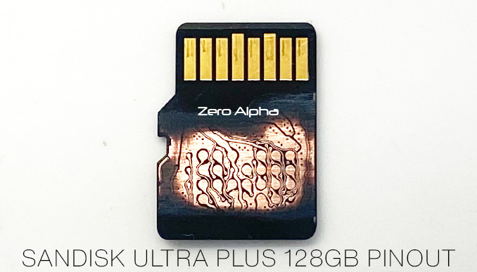 sandisk ultra plus 128gb micro sd cracked nand pinout data recovery