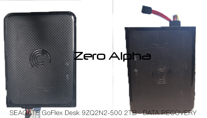 SEAGATE GoFlex Desk 9ZQ2N2-500 2TB - DATA RECOVERY