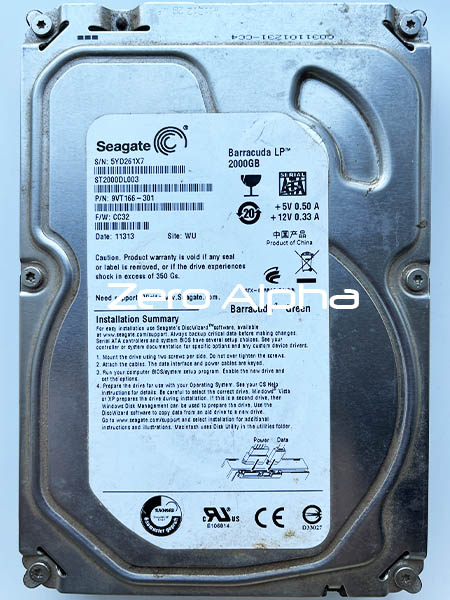 Seagate ST2000DL003 data recovery
