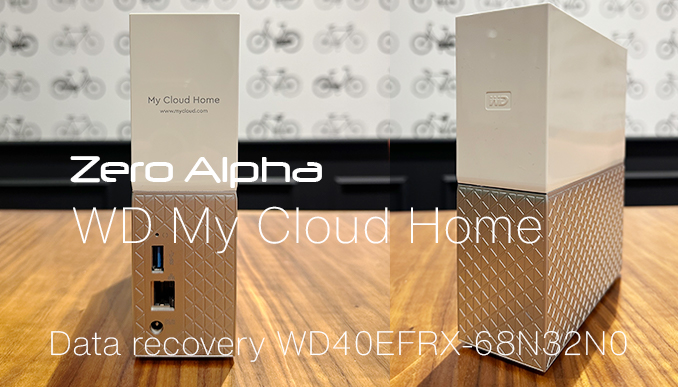 WD my cloud home WD40EFRX-68N32N0 data recovery
