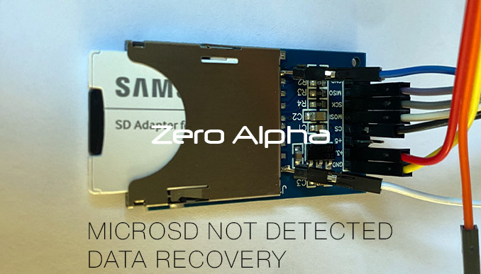 micro sd not detected data recovery