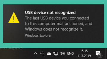 usb device is not recognized by this computer data recovery